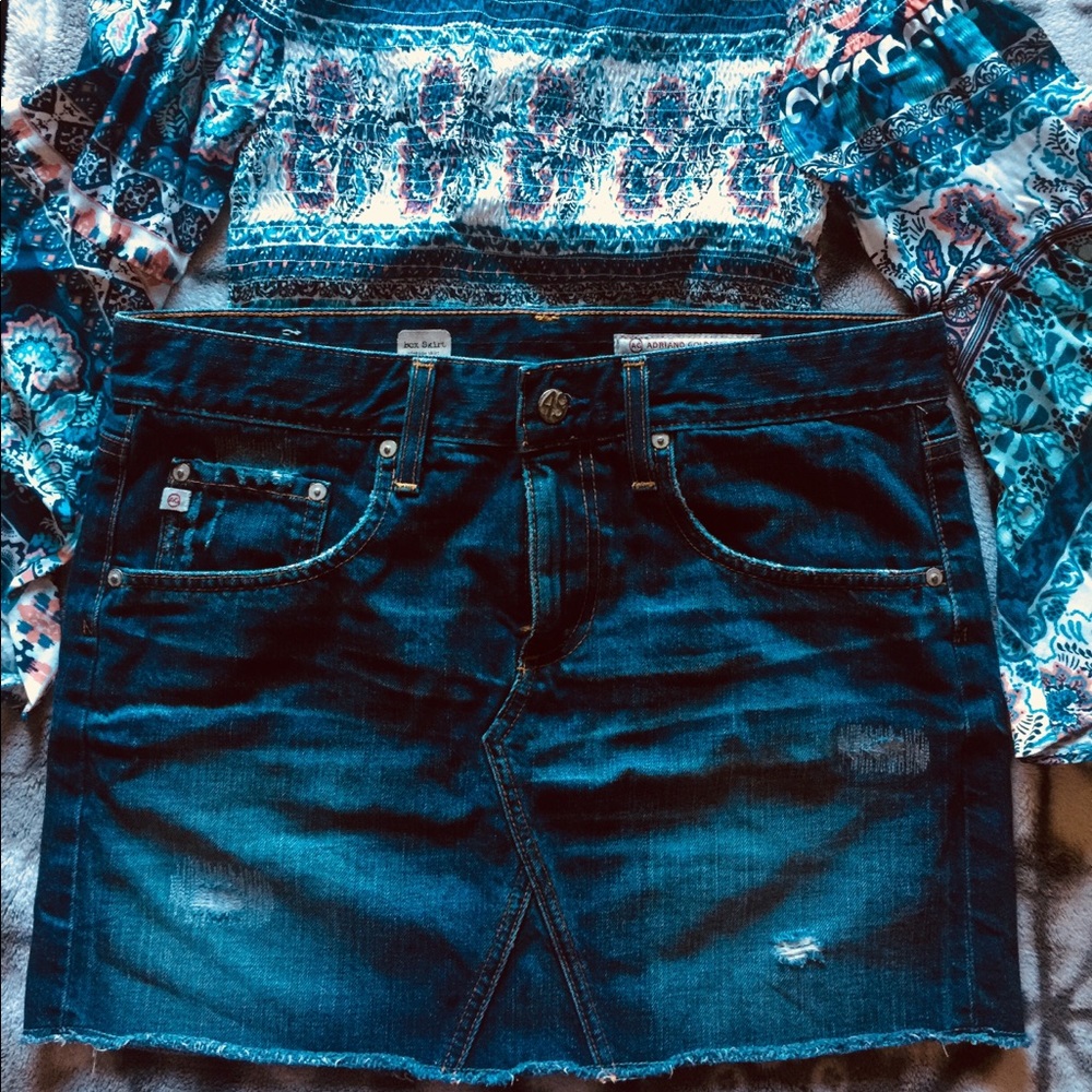 Adriano Goldschmied Vintage Denim Skirt